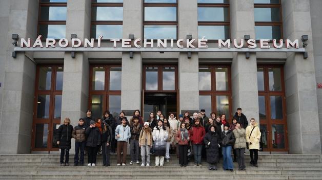 Národní technické muzeum očarovalo studenty z ÚJOP svojí výstavou o Santinim  