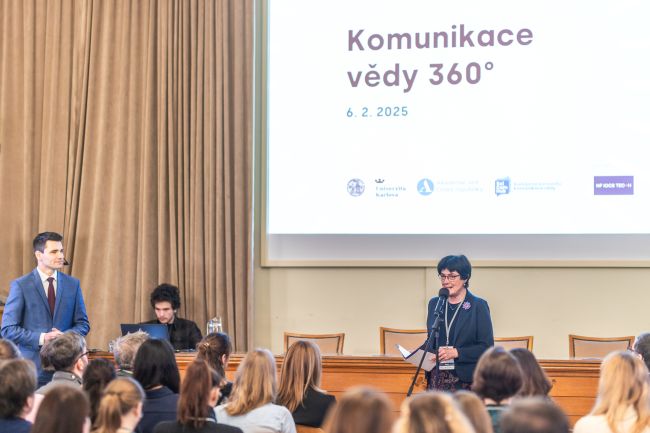 Předsedkyně Akademie věd ČR Eva Zažímalová.